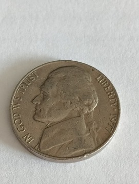 USA 5 cent 1977 rok