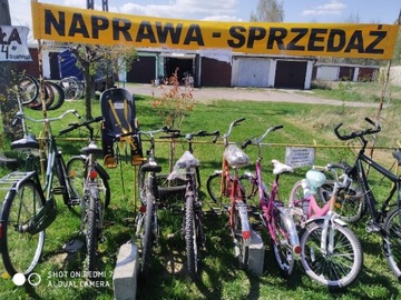 Używane rowery dla dzieci i dorosłych