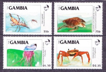 RYBY Gambia 1984 pełna seria **