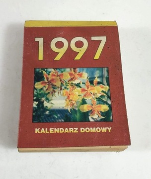 KALENDARZ 1997 - LISTKOWY - ZDZIERAK