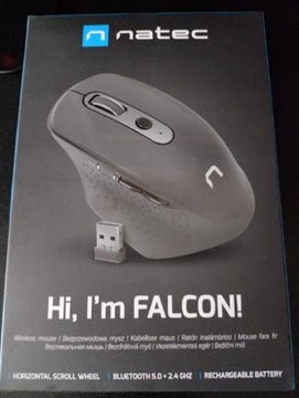 Mysz bezprzewodowa Natec Falcon BOX nie otwierany