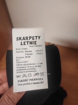 Skarpetki letnie wz 538