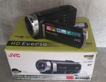 CAMERA JVC HD EVERIO GZ-E200 FULL HD SD/XC