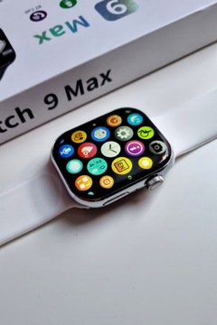 Smartwatch Series 9 Max biały 44mm