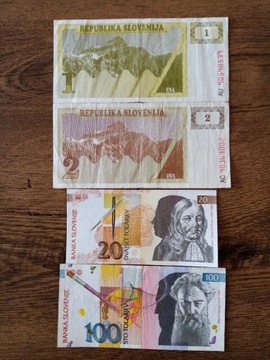 Banknoty Słowenia 