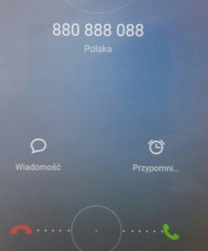 880 888 088 lustro złoty numer