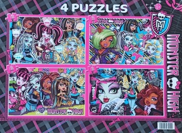 puzzle Monster High 4x
