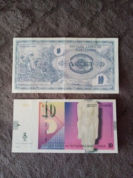 Banknoty Macedonia 