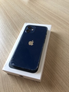 iPhone 12 mini granatowy uszkodzony