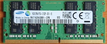 Pamięć RAM SAMSUNG16GB 2Rx8 PC4-2133p-se1-10