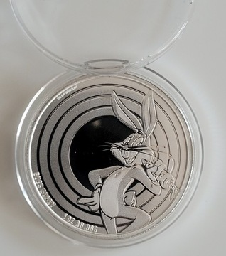 Moneta srebrna Looney Tunes - Królik Bugs 1oz