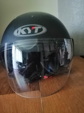 Kask Motocyklowy KYT COUGAR matowy czarny