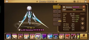 Summoners War 1xLD (Veronica Light Battle Angel)