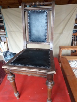 Krzesło tapicerowane, antyk