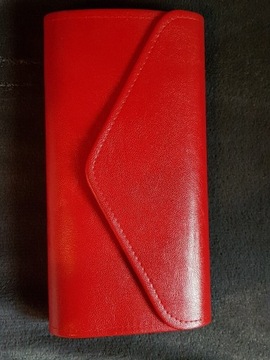 Torebka damska kopertówka czerwona