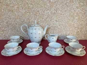 Serwis Kawowy Porcelana Bavaria dla 6 osób B490