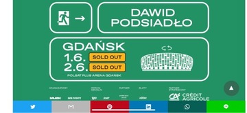 Bilety Dawid Podsiadło 2 czerwca Gdansk