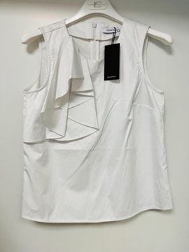 Nowa (z metką) biała bluzka bez rękawów Reserved r