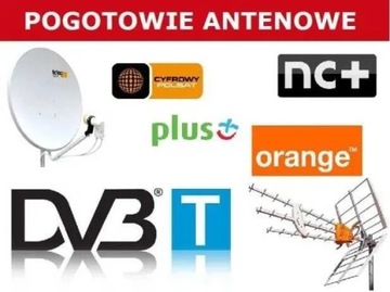 SAT-TV Montaż,Ustawienie,Naprawa Anten SAT-DVB-T2 