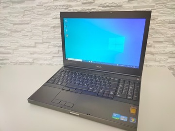Szybki Laptop DELL M4600 I5 SSD 480GB 8GB Quadro