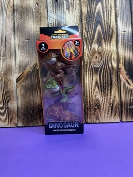 Zestaw 3 szt figurki dinozaury zabawki