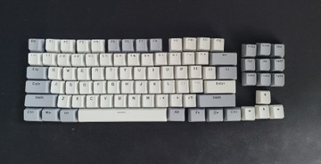 Zestaw keycapow PBT do klawiatury 80%