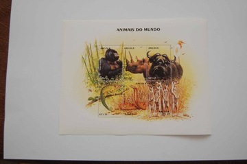 Angola Sw 1495-00** zwierzęta świata /ms/
