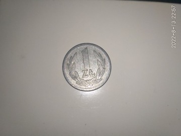 MONETA 1 złoty z PRL z czasów PEWEX z 1949 roku