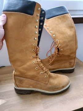 Śliczne damskie wysokie buty Timberland rozmiar 40