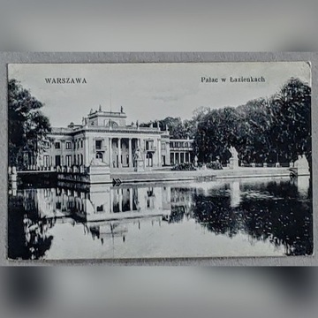 Warszawa - Pałac w Łazienkach - przedwojenna