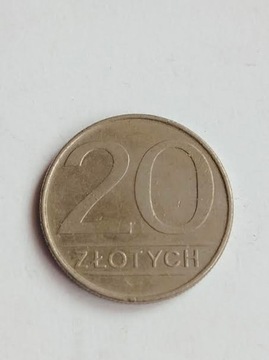 Moneta 20 zł złotych 1984 r PRL