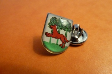 Międzylesie Pow. Kłodzko Herb pin przypinka