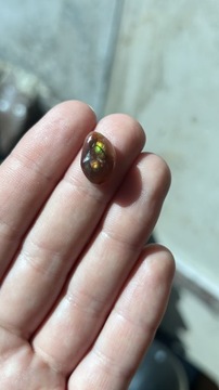 Fire agate, agat ognisty Meksyk