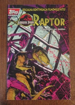 Jurassic Park Raptor 2 1995 wydanie 1