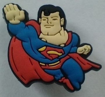 Pin przypinka do butów crocs crocsów Superman