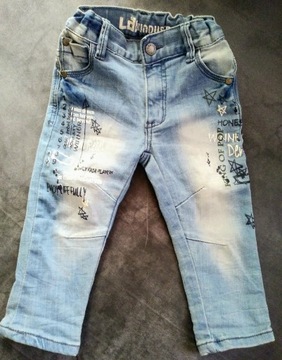 Spodnie chłopiece jeans r.80