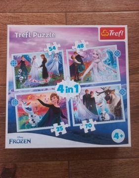 Puzzle 4w1 Kraina Lodu Frouzen