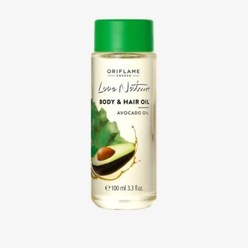 Olejek awokado d ciała włosów Love Nature ORIFLAME