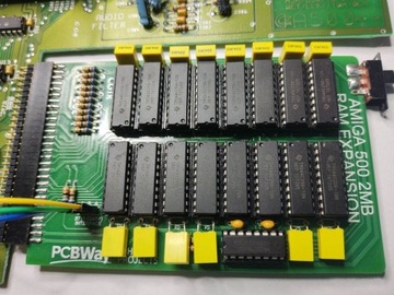 Amiga 500 pamięć ram 1.8MB +adapter GARY