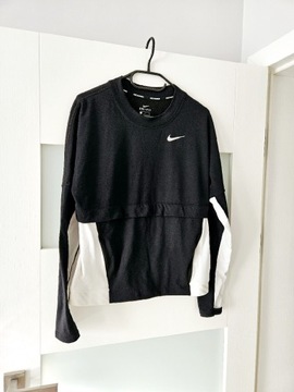 Czarna bluza Nike s Nike Running Nike Dri-Fit 