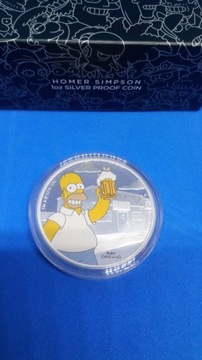 HOMER SIMPSON*****TYLKO MONETA W KAPSULE