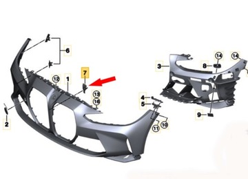 Uchwyt/ mocowanie kamery BMW 51118083809