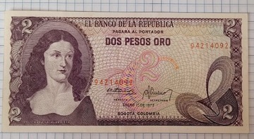 Kolumbia - 2 PESOS ORO 