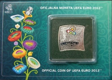 20 złotych - Oficjalna moneta EURO 2012 - Ag925