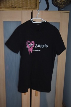 Palm Angels Beach czarny t-shirt grafitti L