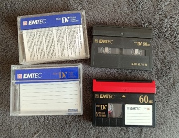 Dwie kasety EMTEC miniDV 60/90