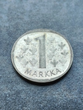 1 markka 1966 Finlandia srebro 