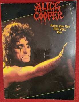 Alice Cooper tour book Raise Your First And Yell 