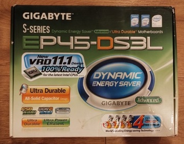 Płyta Gigabyte EP45-DS3L + Intel 2.66GHz + 4GB RAM