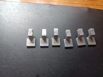 Unitra ws432diora przyciski nakładki srebrne małe 